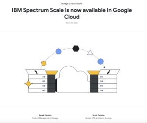 IBM Storage Scale Google Cloud article thumbnail